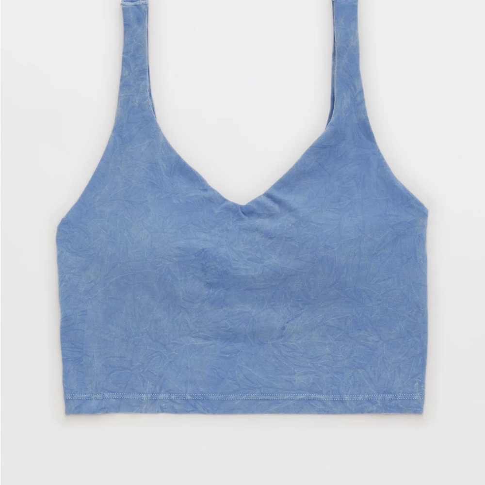 Aerie Real Me Low Key Longline Sports Bra